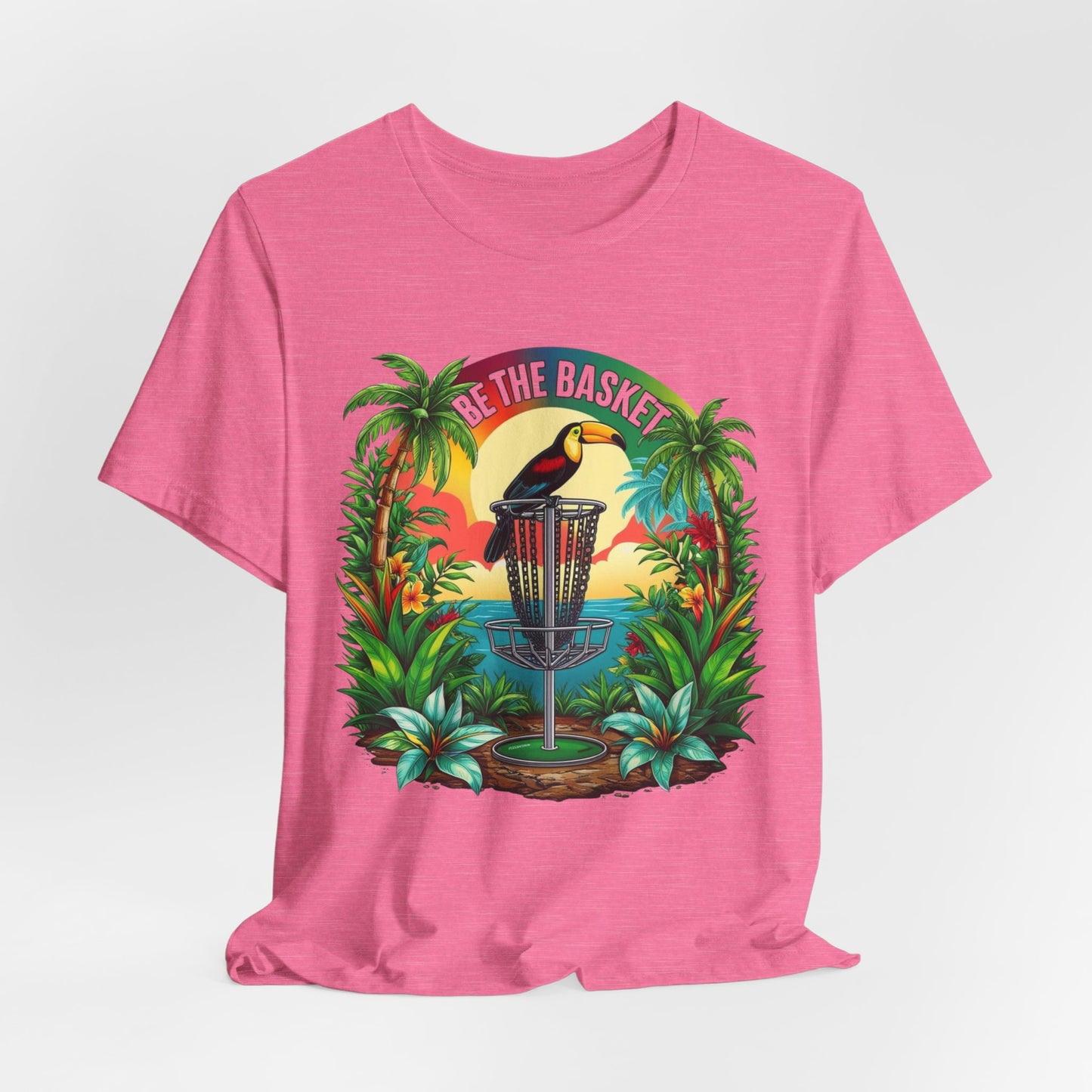 BE THE BASKET Tropical Toucan 1 DIsc Golf Unisex T-Shirt
