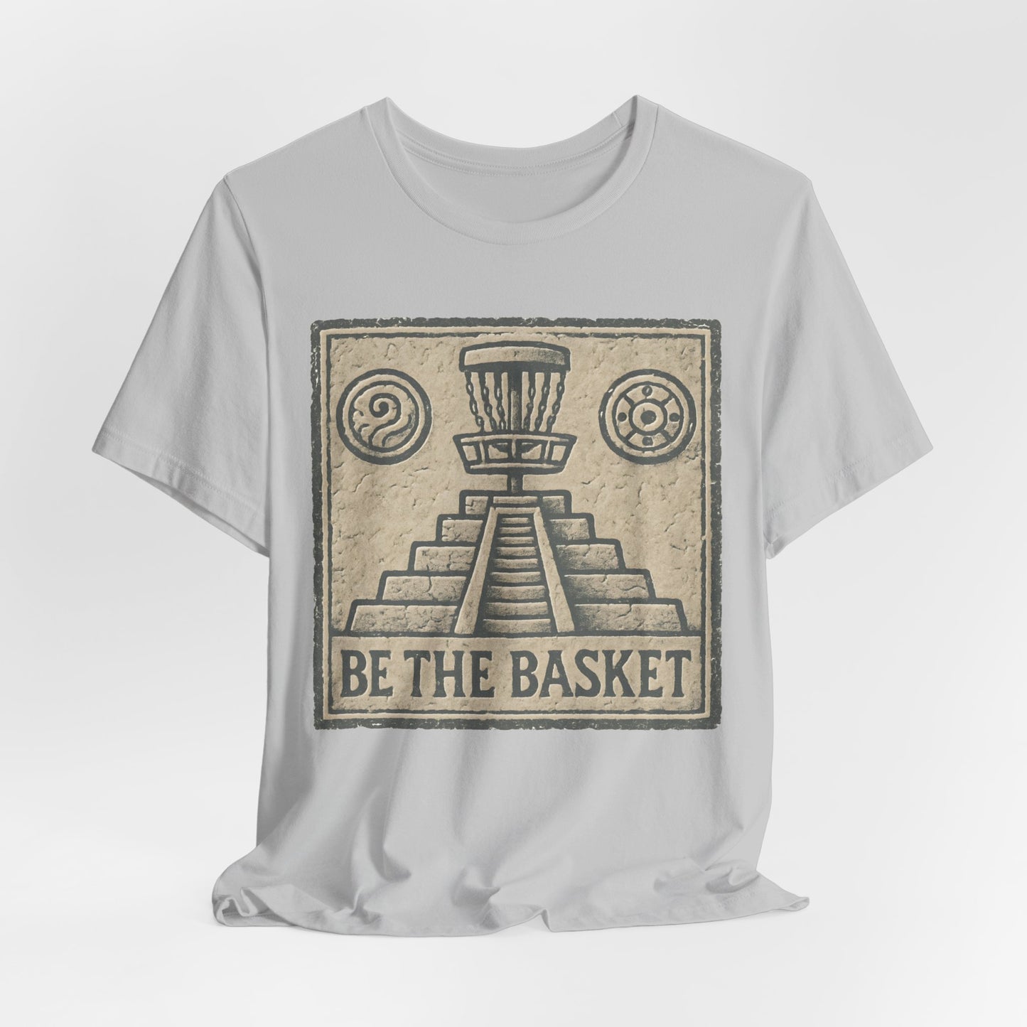 BE THE BASKET Disc Golf Basket Mayan 1, Disc Golf Unisex T-Shirt