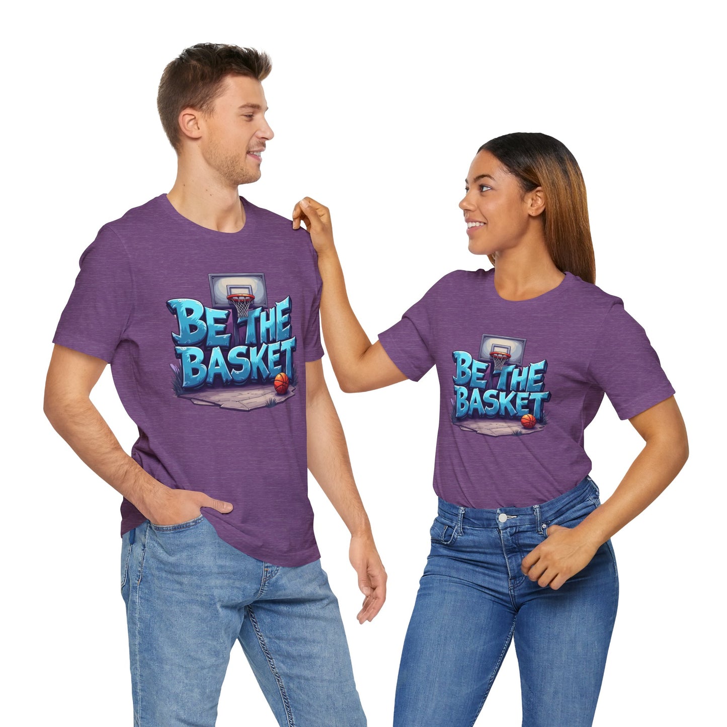 BE THE BASKET Basketball Graffiti Design 1 , Unisex T-Shirt, Basketball T-Shirt