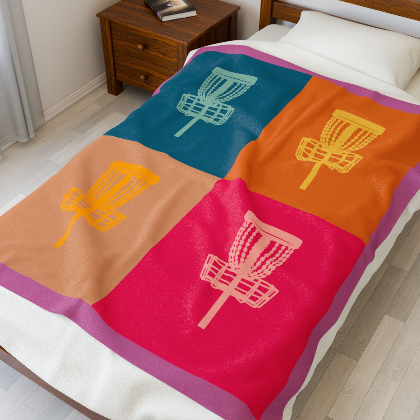 Disc Golf Blanket Pop Art Series 2 Pink