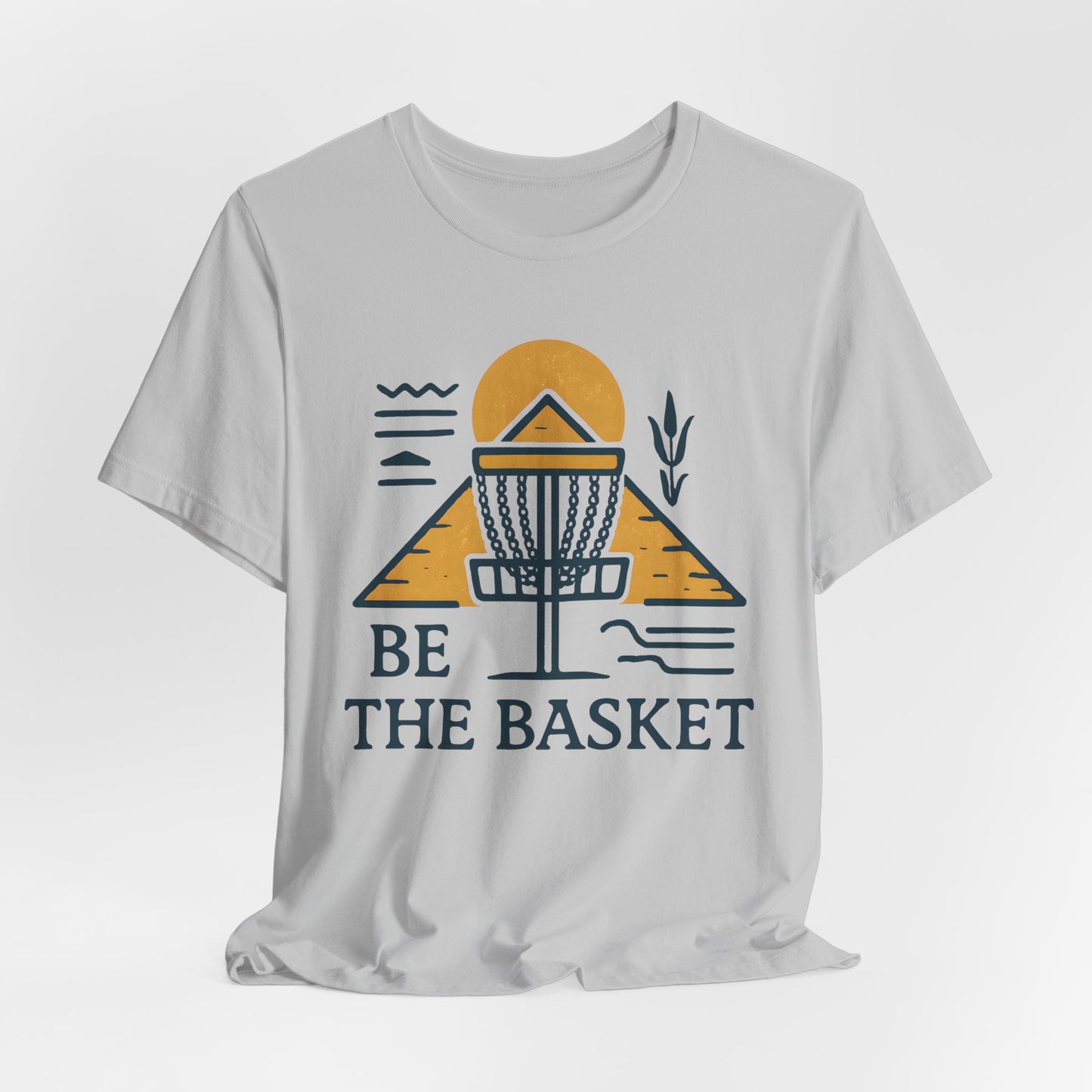 BE THE BASKET Disc Golf Basket Egyptian Design 2, Disc Golf Unisex T-Shirt