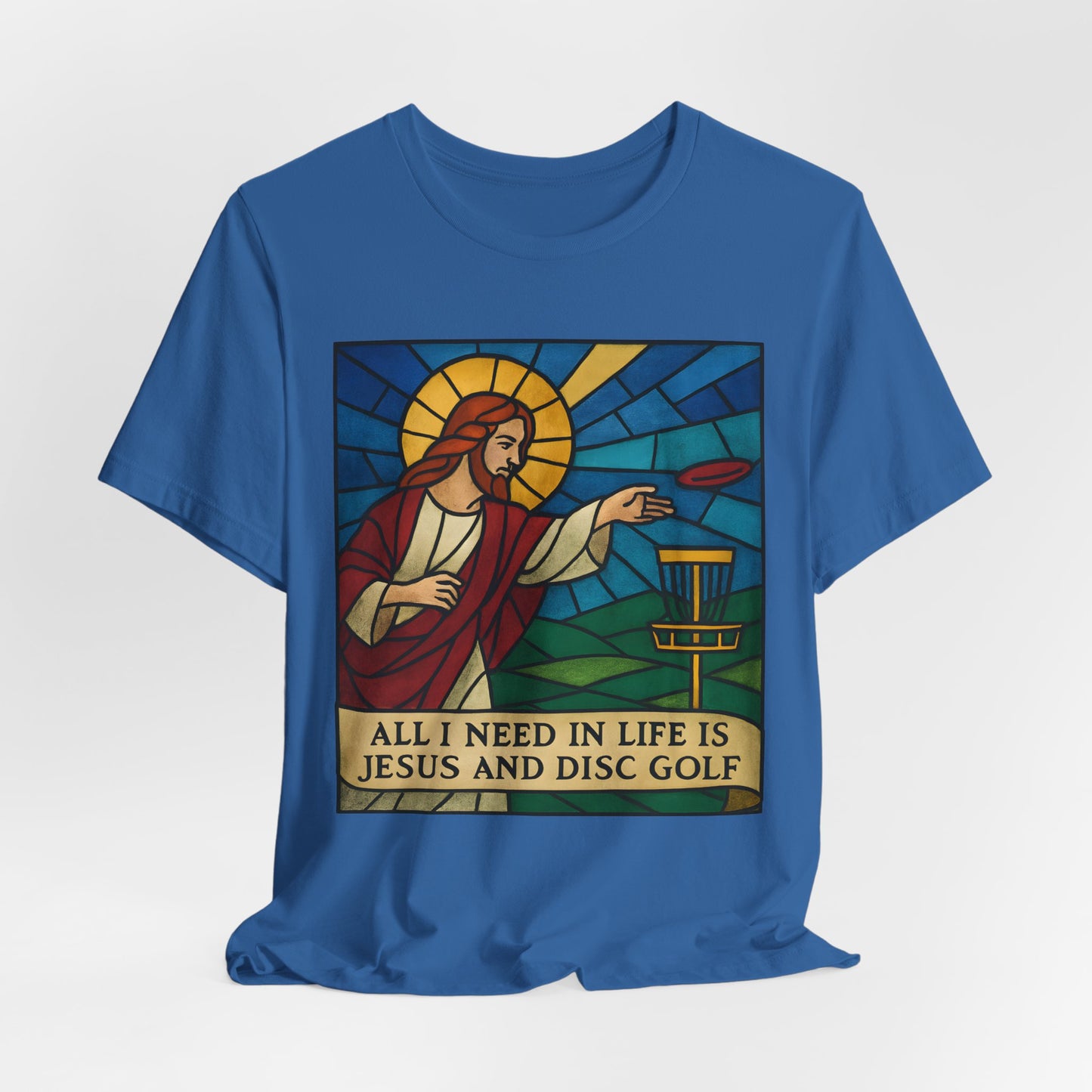 Disc Golf Jesus Design 2 , Unisex T-Shirt