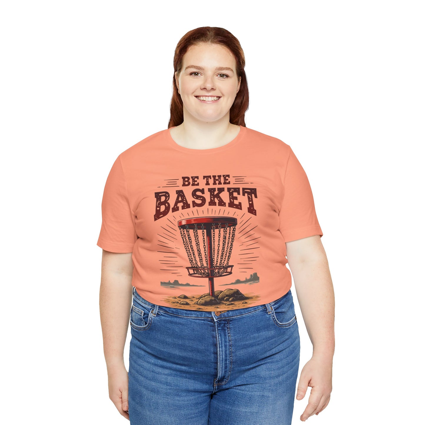 Be The Basket Brand Softstyle Unisex T-shirt, Disc Golf Shirt, Cool T-Shirt DISC GOLF SHIRT