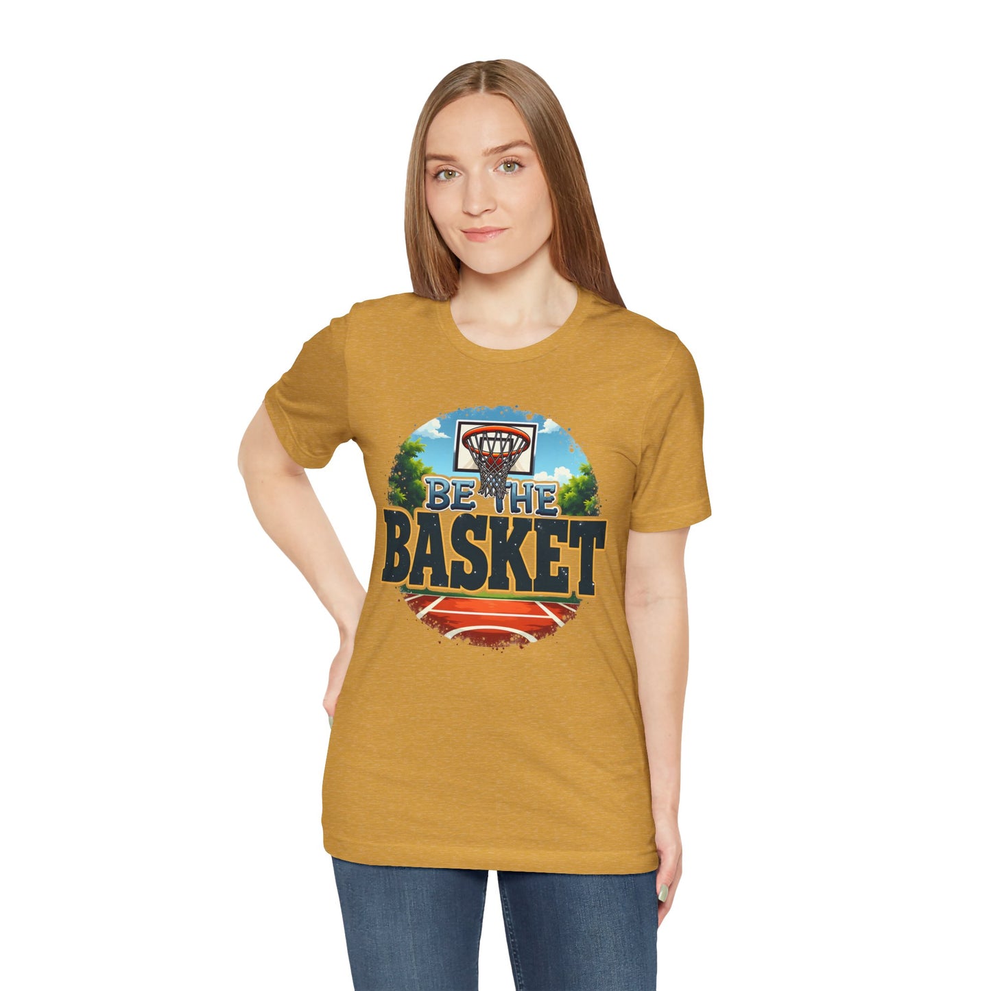 BE THE BASKET Basketball Outdoor Court 1 Unisex T-Shirt, Basketball Shirt