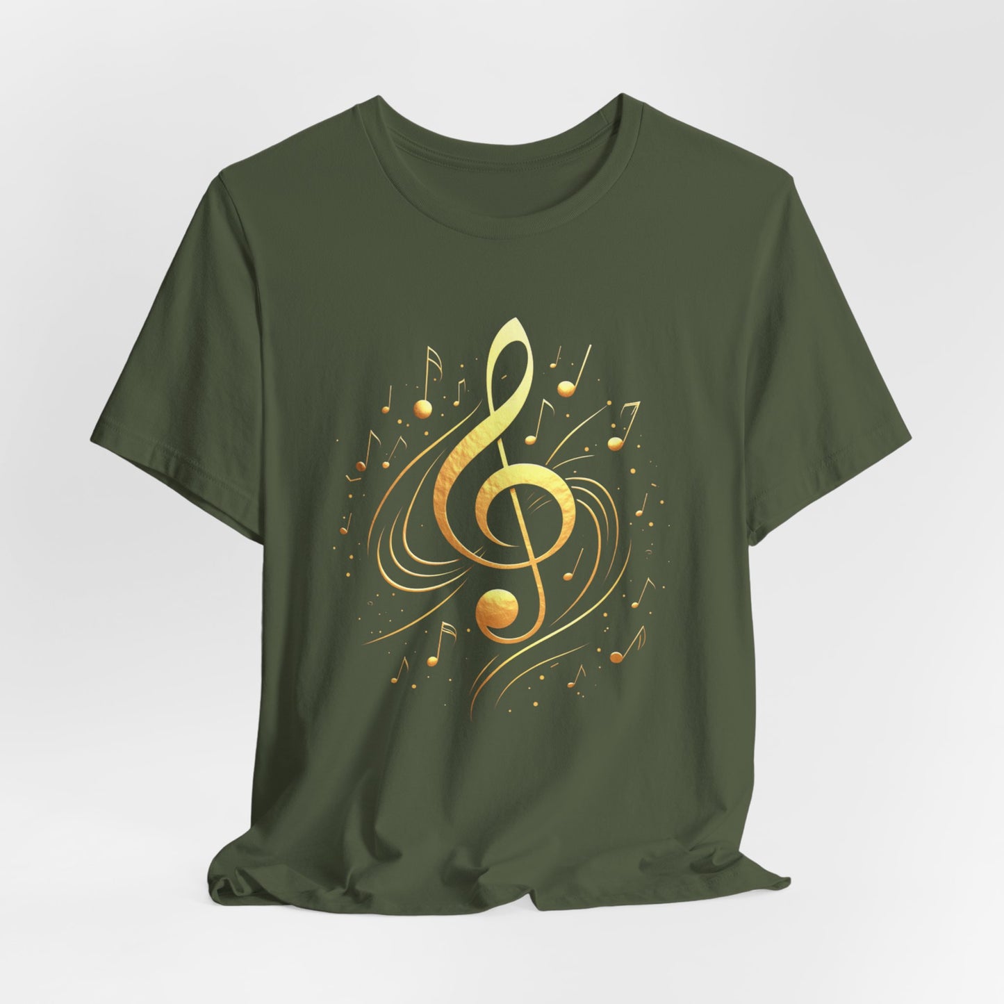 Musical Notes Design 1 Unisex T-Shirt, Happy Feel-Good Shirt