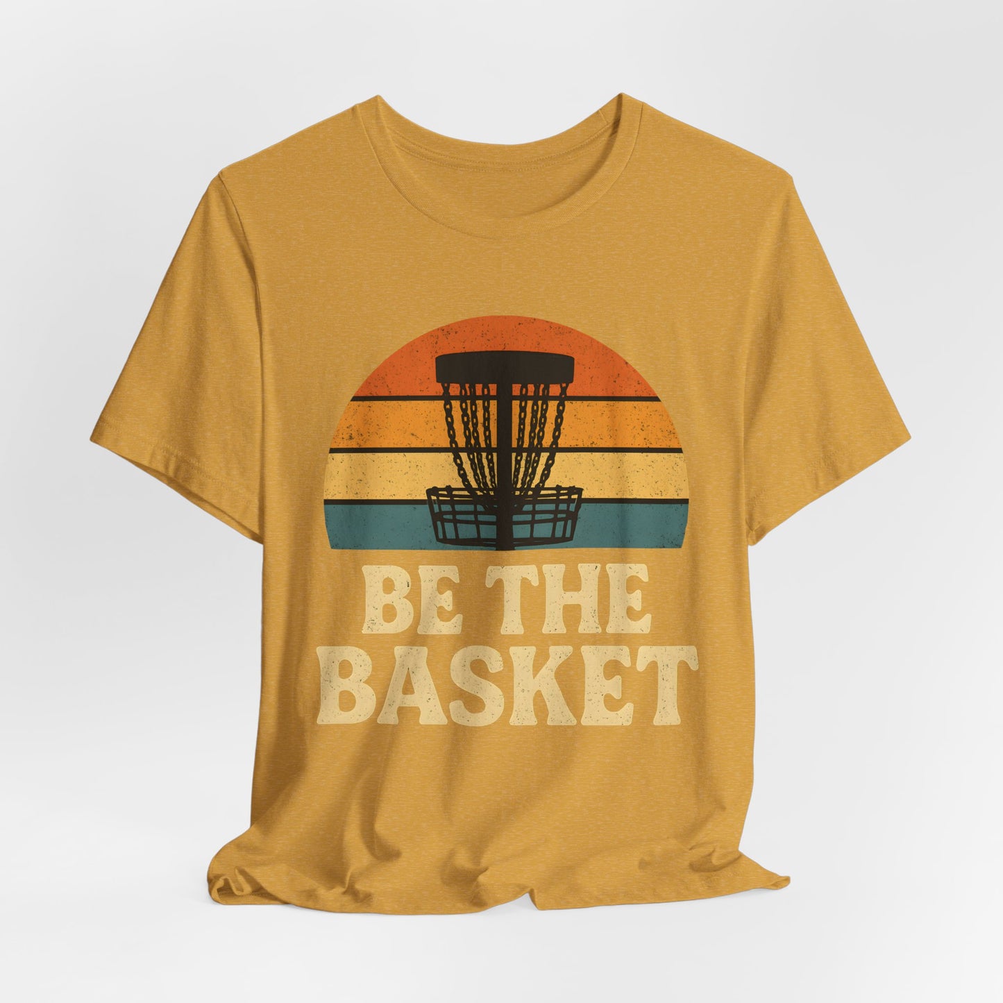 BE THE BASKET Disc Golf Basket Retro 8, Disc Golf Unisex T-Shirt