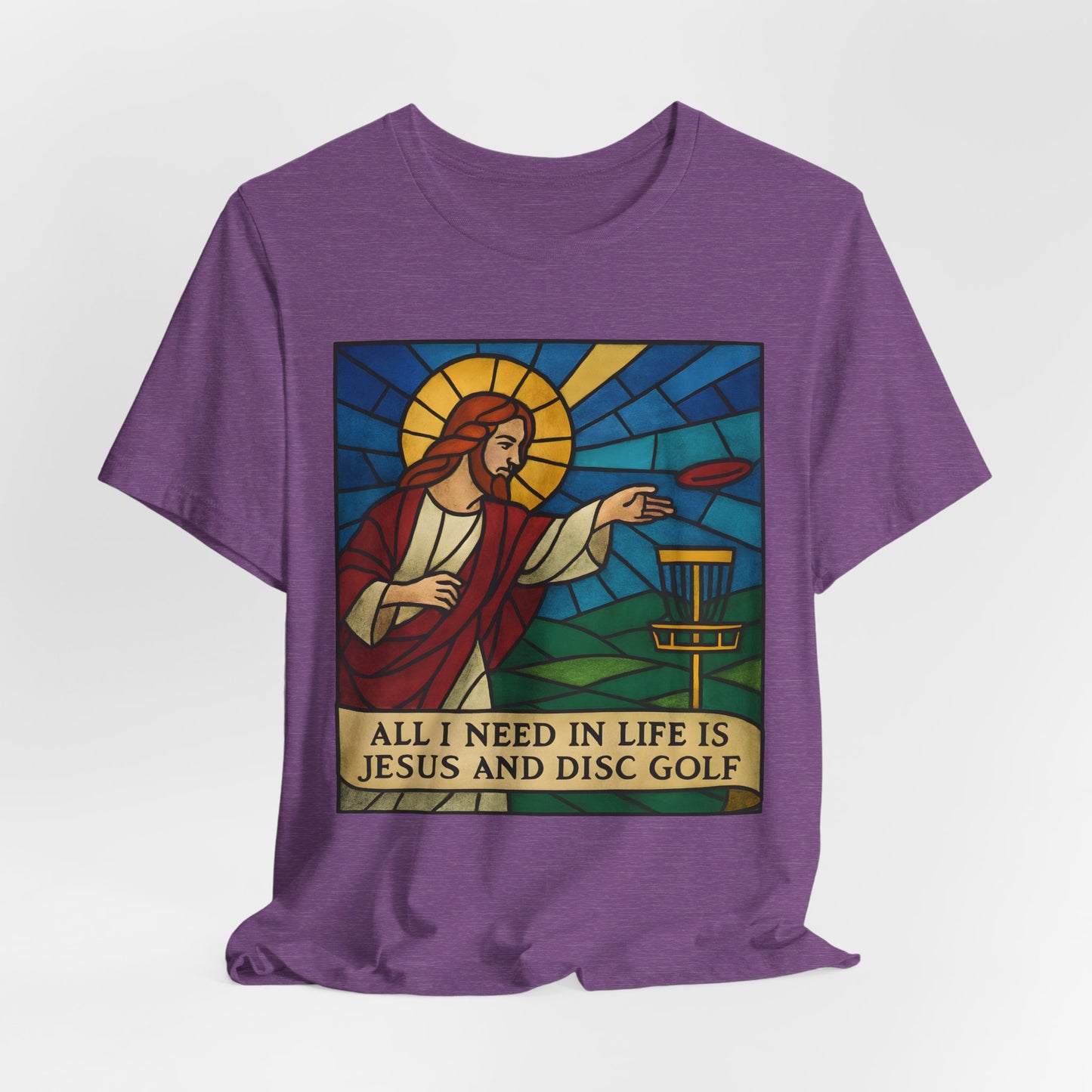 Disc Golf Jesus Design 2 , Unisex T-Shirt