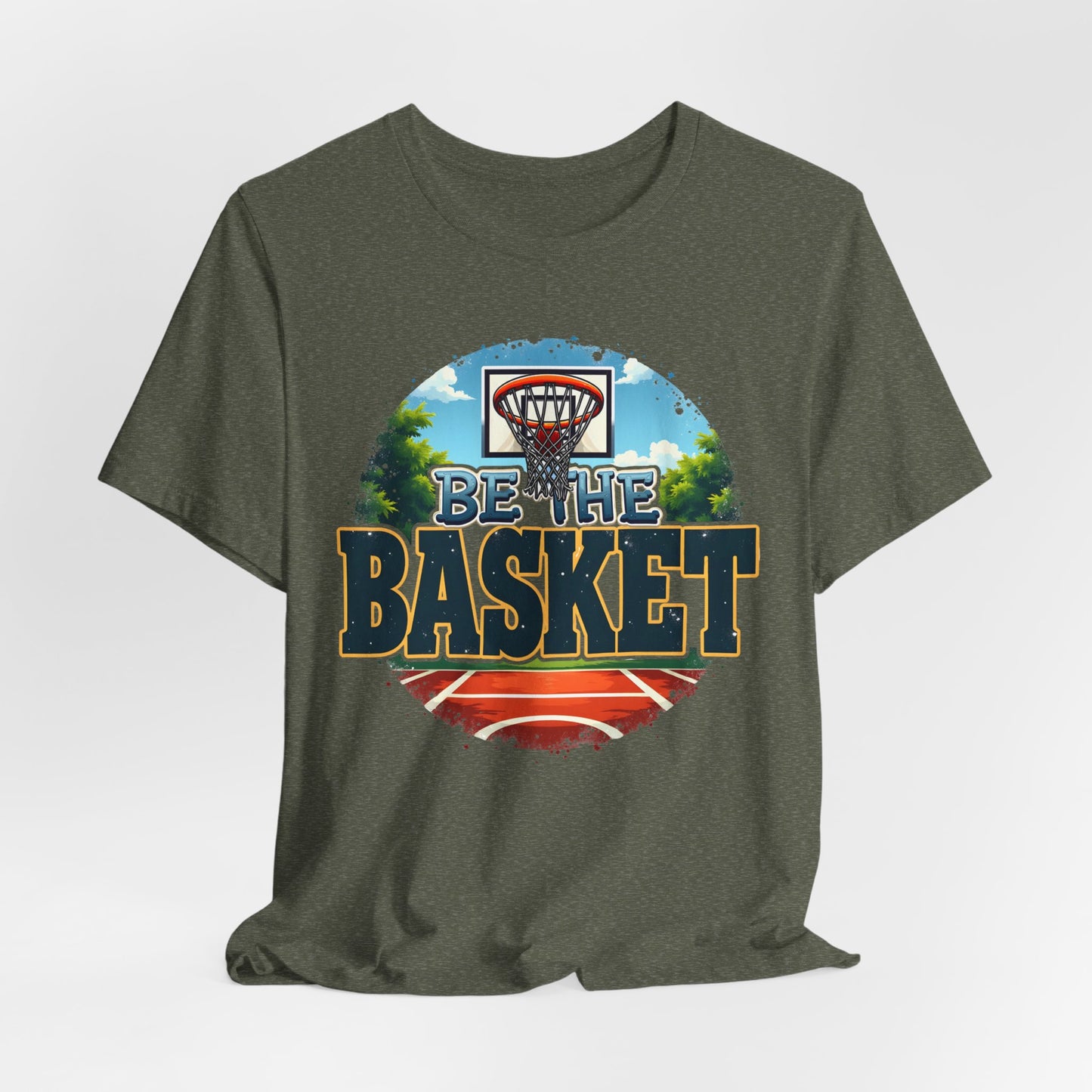 BE THE BASKET Basketball Outdoor Court 1 Unisex T-Shirt, Basketball Shirt