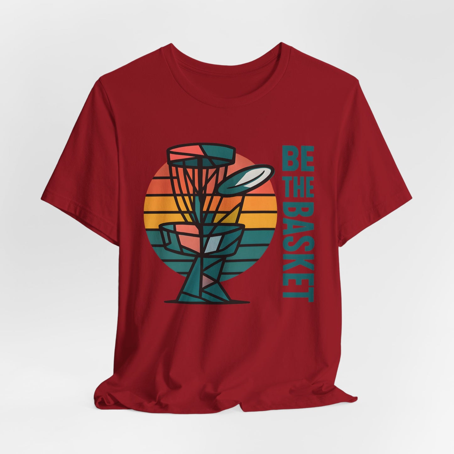 BE THE BASKET Disc Golf Basket Art 9, Disc Golf Unisex T-Shirt