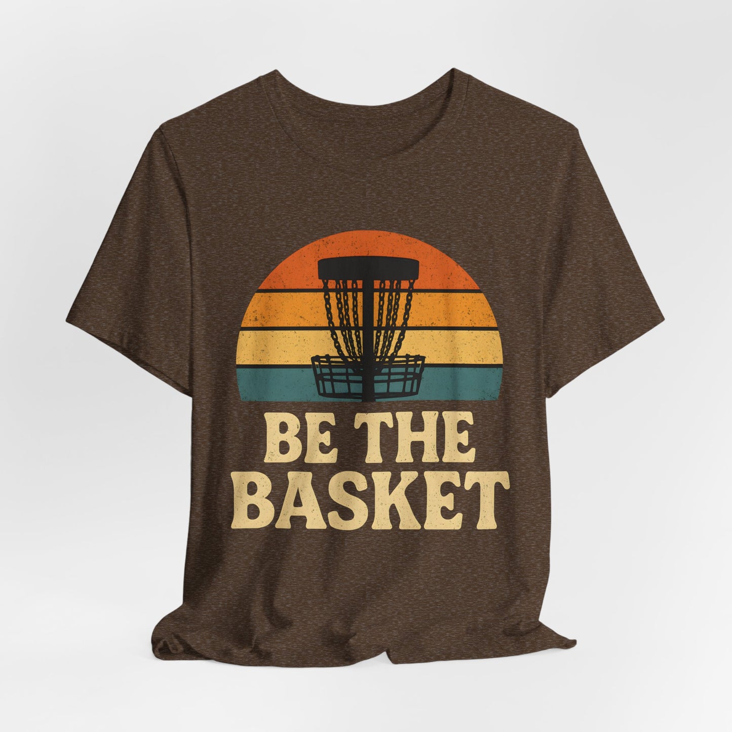 BE THE BASKET Disc Golf Basket Retro 8, Disc Golf Unisex T-Shirt