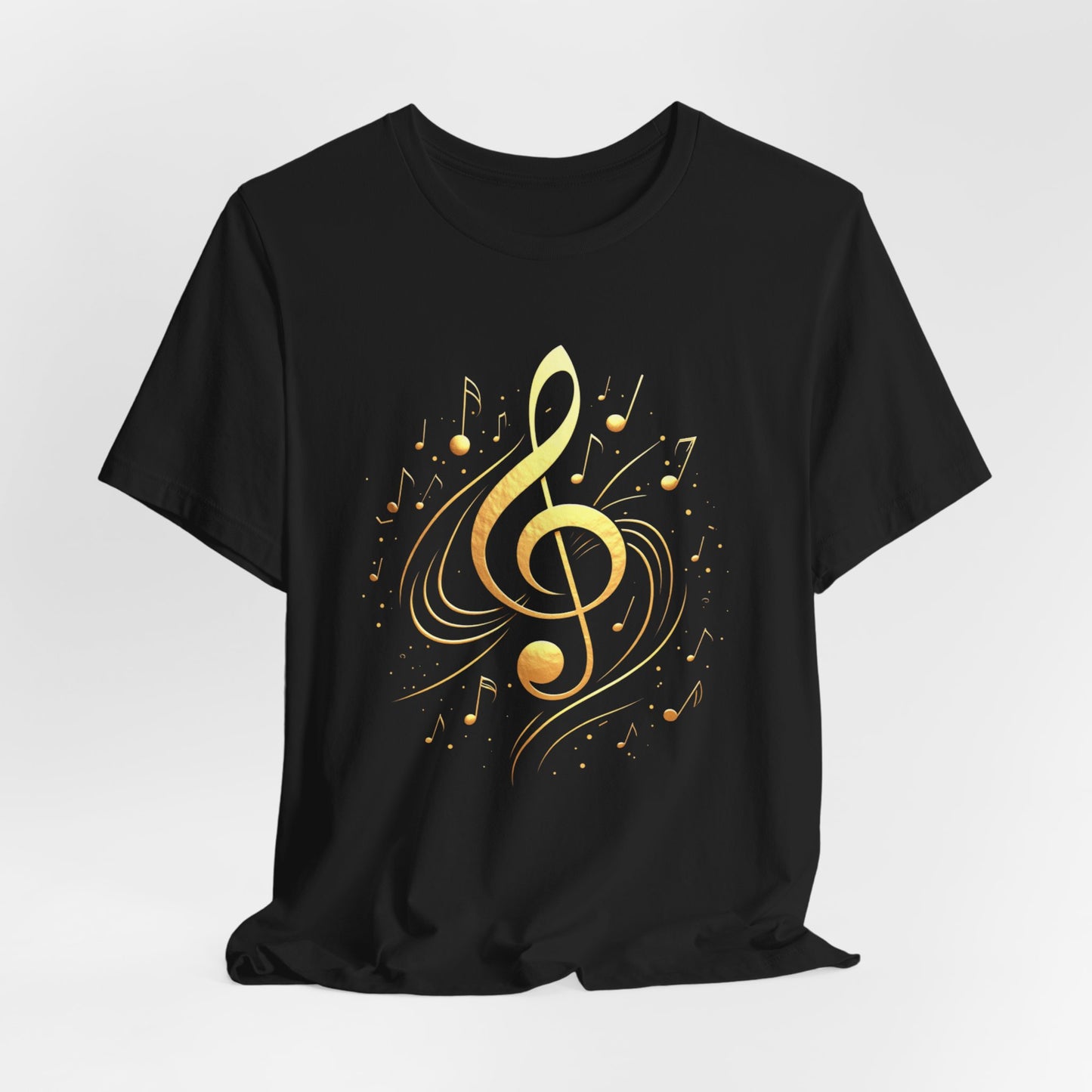 Musical Notes Design 1 Unisex T-Shirt, Happy Feel-Good Shirt