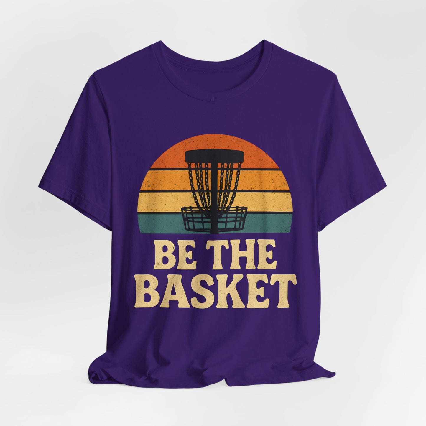 BE THE BASKET Disc Golf Basket Retro 8, Disc Golf Unisex T-Shirt