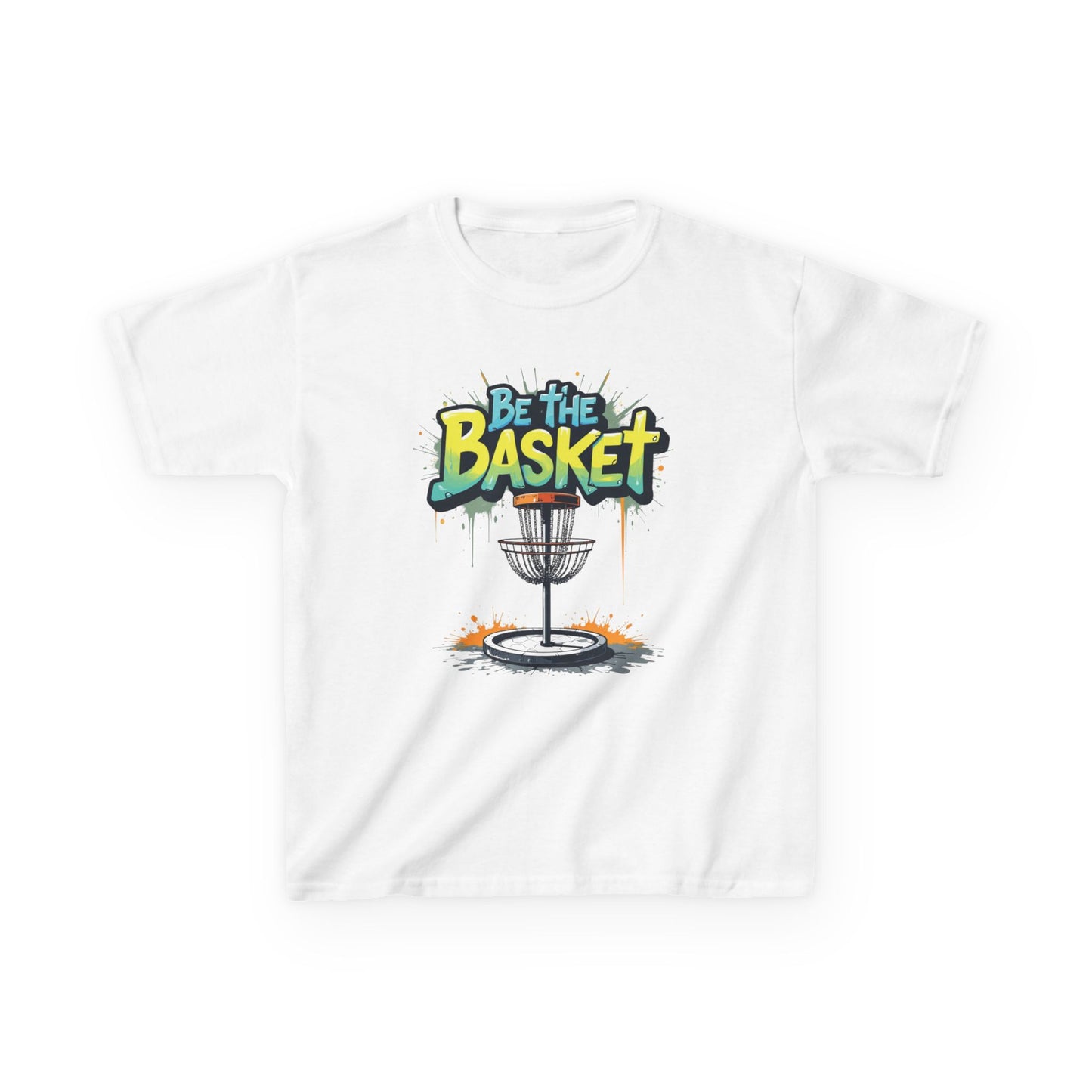 BE THE BASKET Graffiti Kid's Style Disc Golf T-Shirt