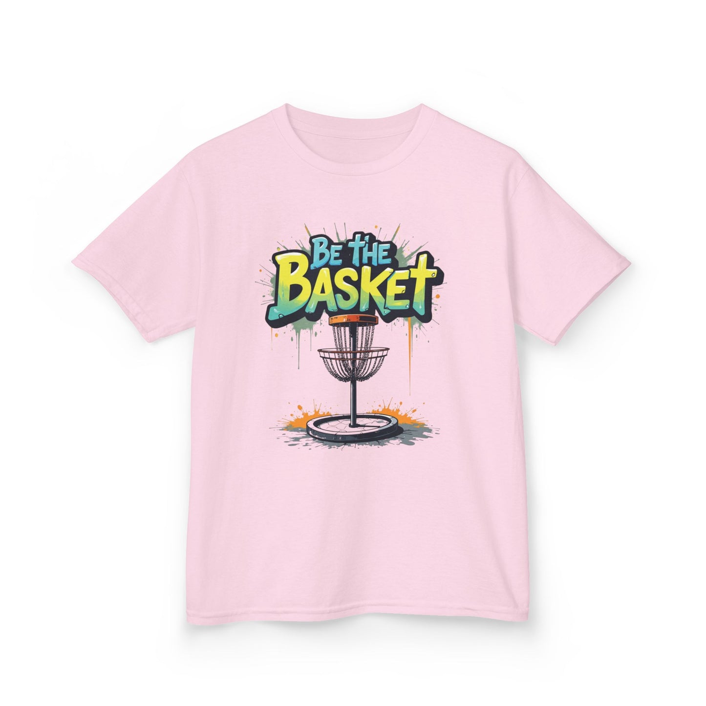 BE THE BASKET Graffiti Kid's Style Disc Golf T-Shirt