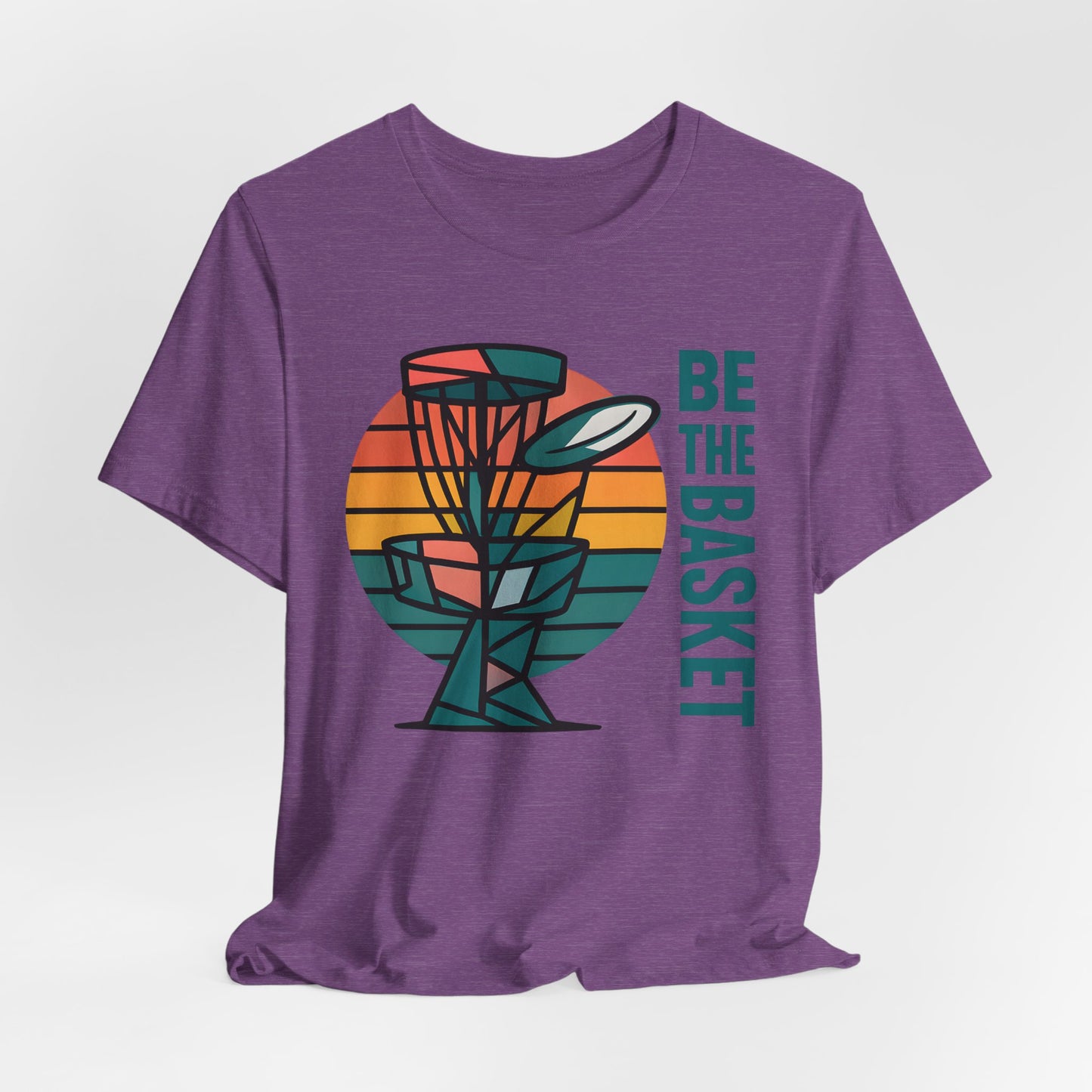 BE THE BASKET Disc Golf Basket Art 9, Disc Golf Unisex T-Shirt