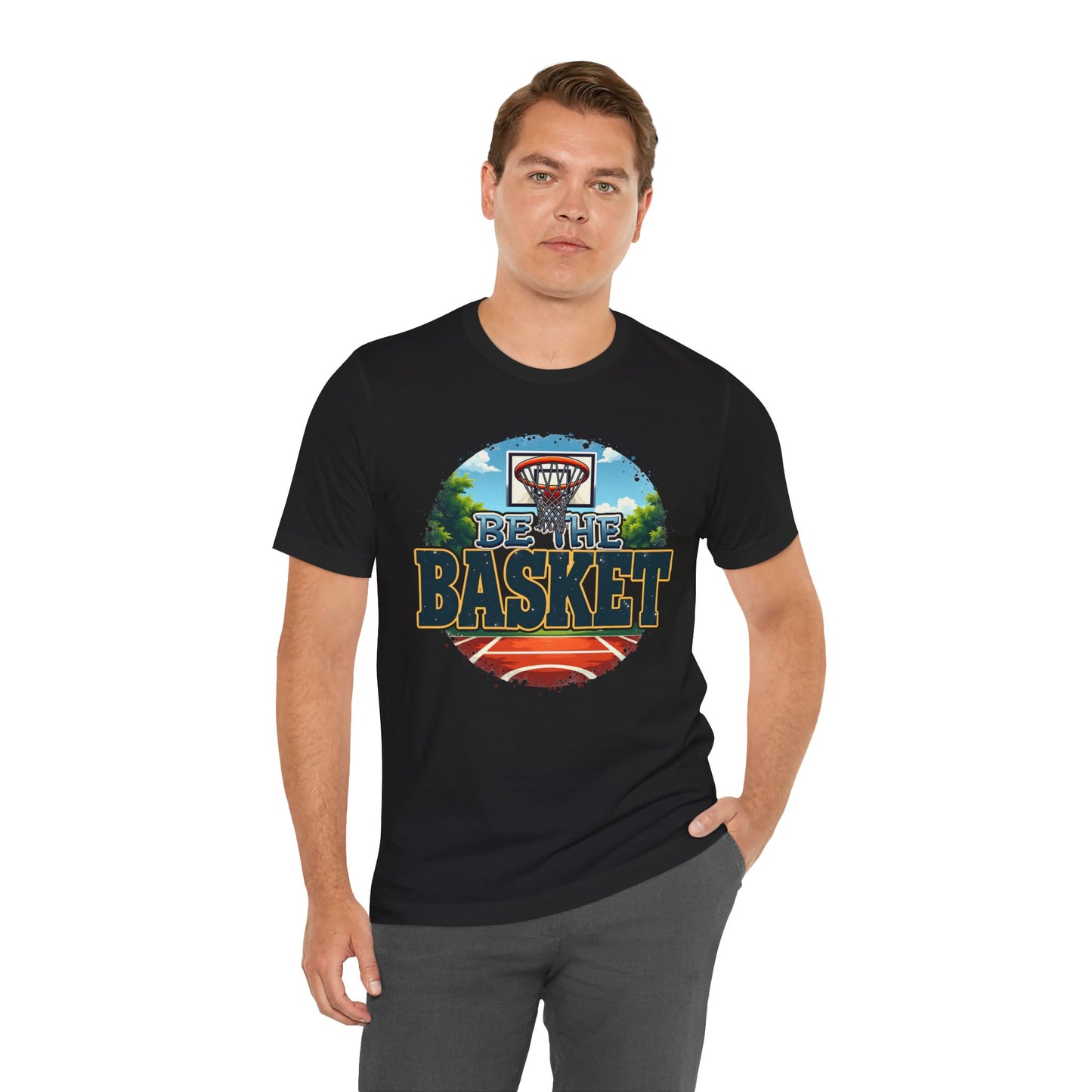 BE THE BASKET Basketball Outdoor Court 1 Unisex T-Shirt, Basketball Shirt