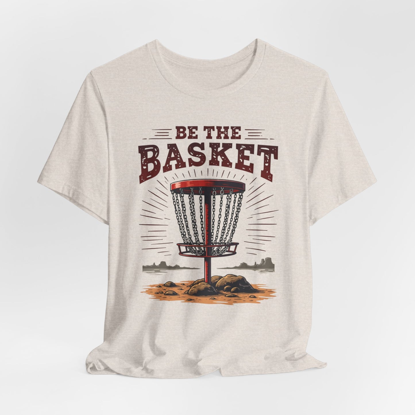 Be The Basket Brand Softstyle Unisex T-shirt, Disc Golf Shirt, Cool T-Shirt DISC GOLF SHIRT