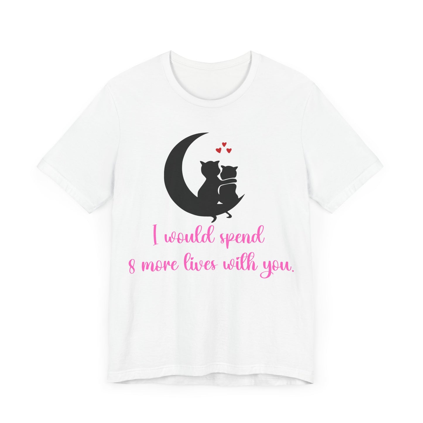 Cute Cat Love Unisex T-shirt, Perfect Anniversary or Valentine's gift.