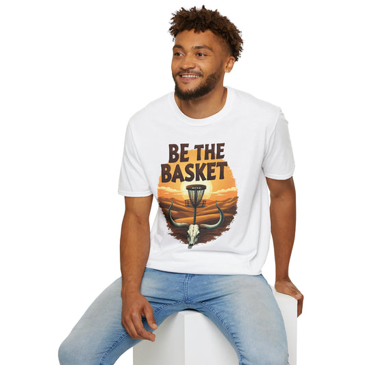 BE THE BASKET Desert Steer Disc Golf Unisex T-Shirt