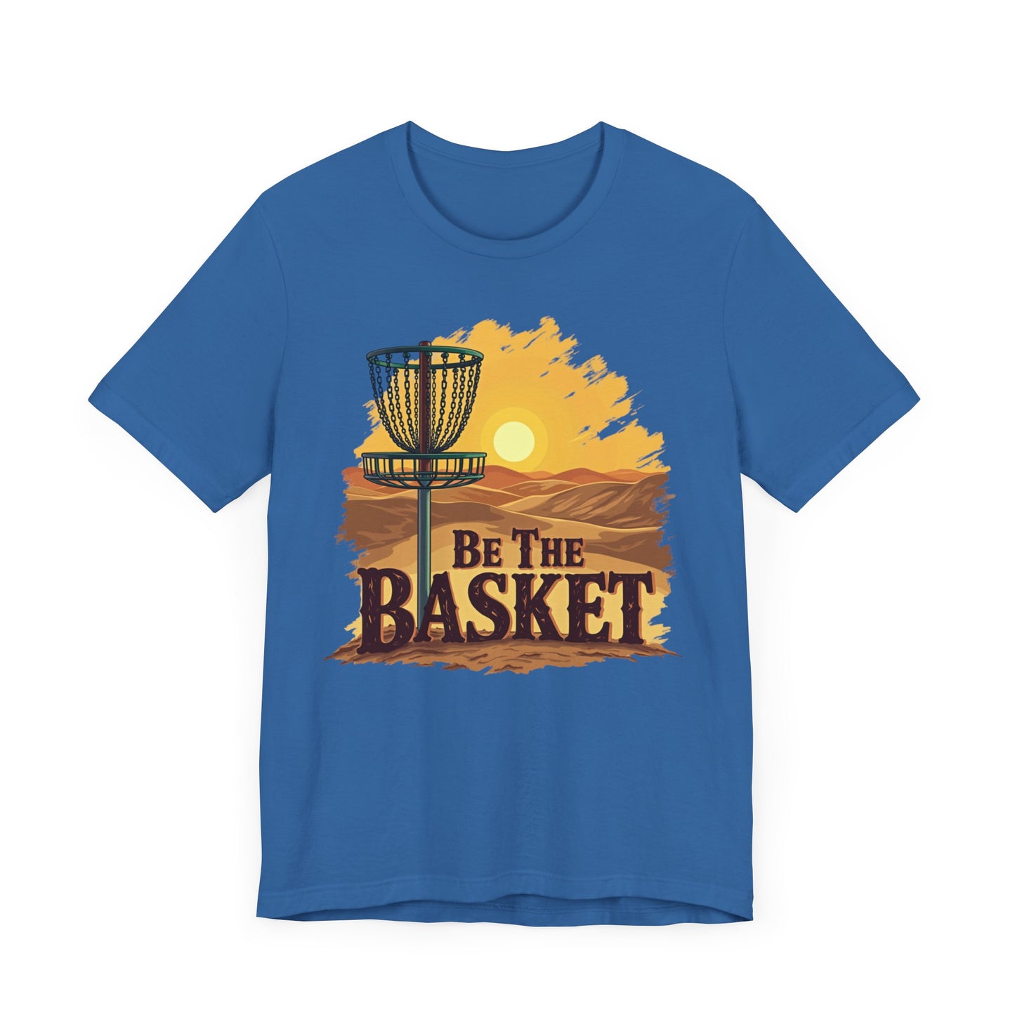 Be The Basket Brand - Desert Style -  Soft Unisex T-shirt, Disc Golf Shirt, Cool T-Shirt DISC GOLF SHIRT