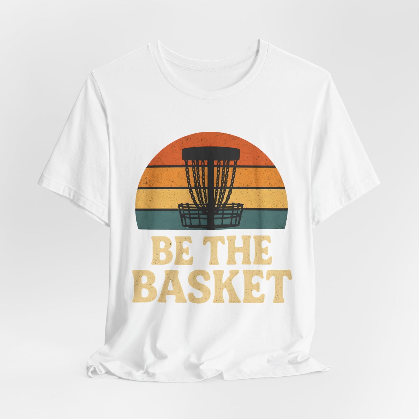 BE THE BASKET Disc Golf Basket Retro 8, Disc Golf Unisex T-Shirt