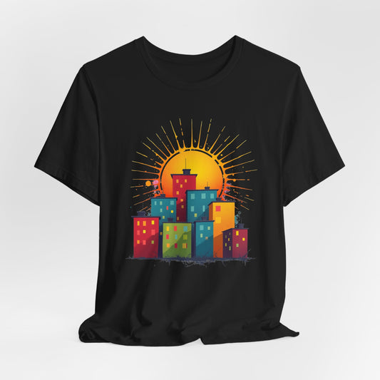 Sunny City Design Unisex T-Shirt, Happy Feel-Good Shirt