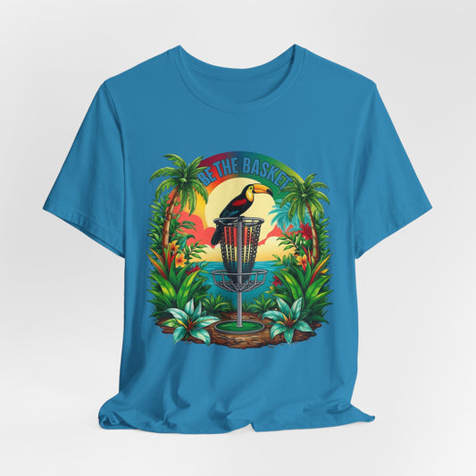 BE THE BASKET Tropical Toucan 1 DIsc Golf Unisex T-Shirt