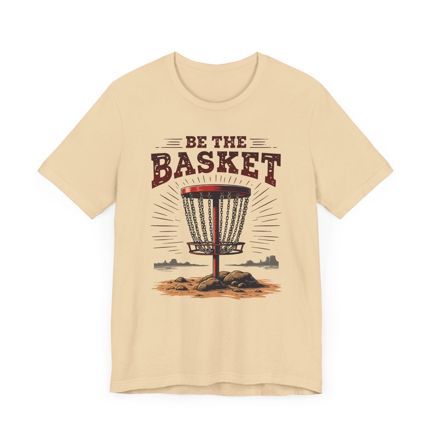 Be The Basket Brand Softstyle Unisex T-shirt, Disc Golf Shirt, Cool T-Shirt DISC GOLF SHIRT