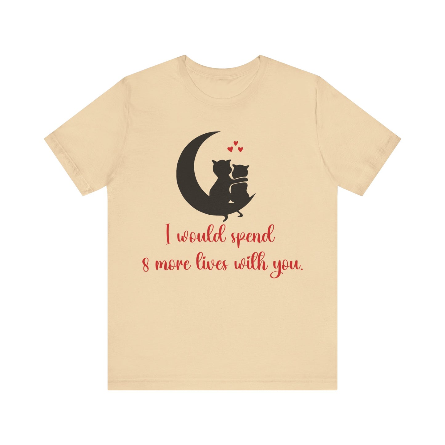 Cute Cat Love Unisex T-shirt, Perfect Anniversary or Valentine's gift.