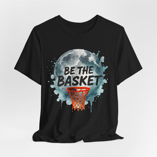 BE THE BASKET Basketball Watercolor Design 2, Basketball Unisex T-Shirt