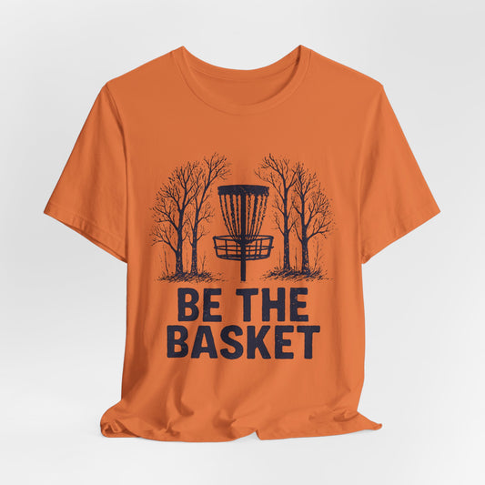 BE THE BASKET Disc Golf Basket Fall Black 1, Disc Golf Unisex T-Shirt