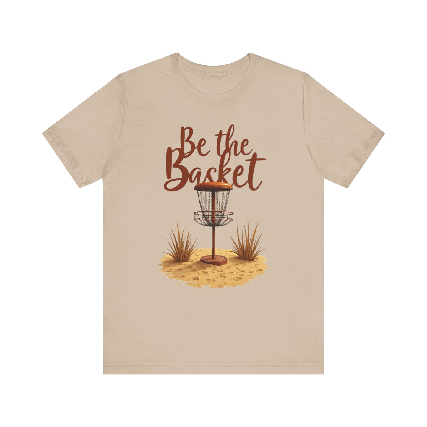 Be The Basket Brand - Desert Style -  Soft Unisex T-shirt, Disc Golf Shirt, Cool T-Shirt DISC GOLF SHIRT