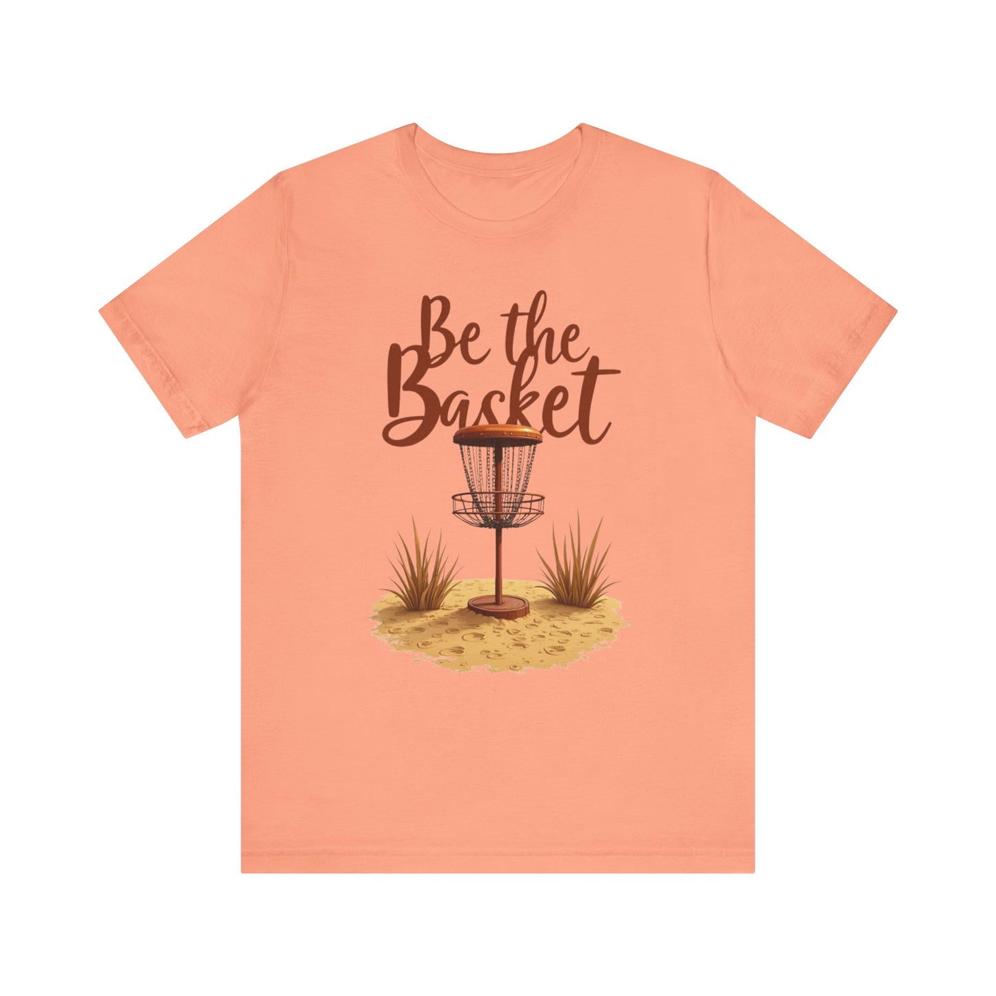 Be The Basket Brand - Desert Style -  Soft Unisex T-shirt, Disc Golf Shirt, Cool T-Shirt DISC GOLF SHIRT