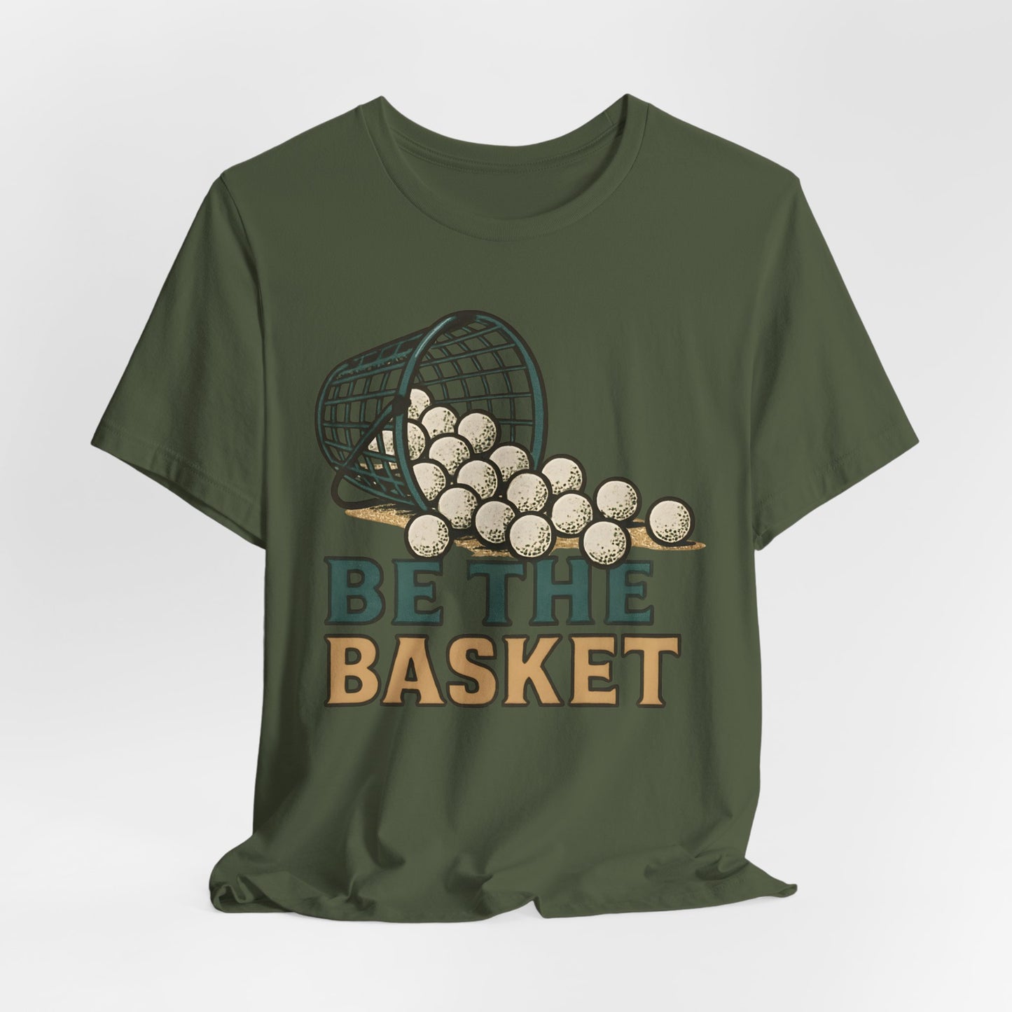 BE THE BASKET Ball Golf Basket 1, Unisex T-Shirt, Disc Golf Shirt