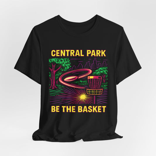 BE THE BASKET Disc Golf Basket Central Park, Disc Golf Unisex T-Shirt