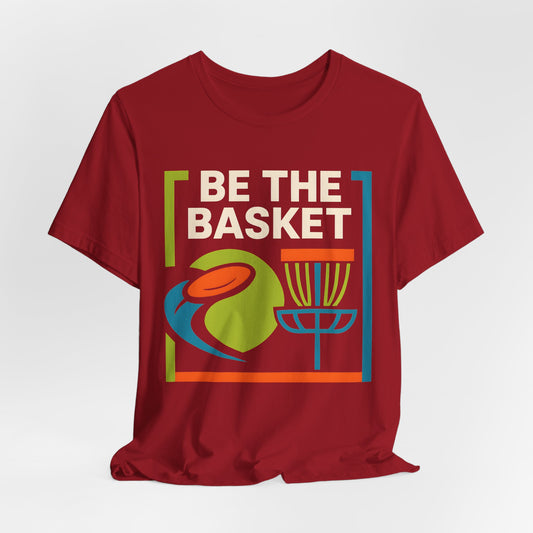 BE THE BASKET Disc Golf Basket Abstract 8, Unisex T-Shirt