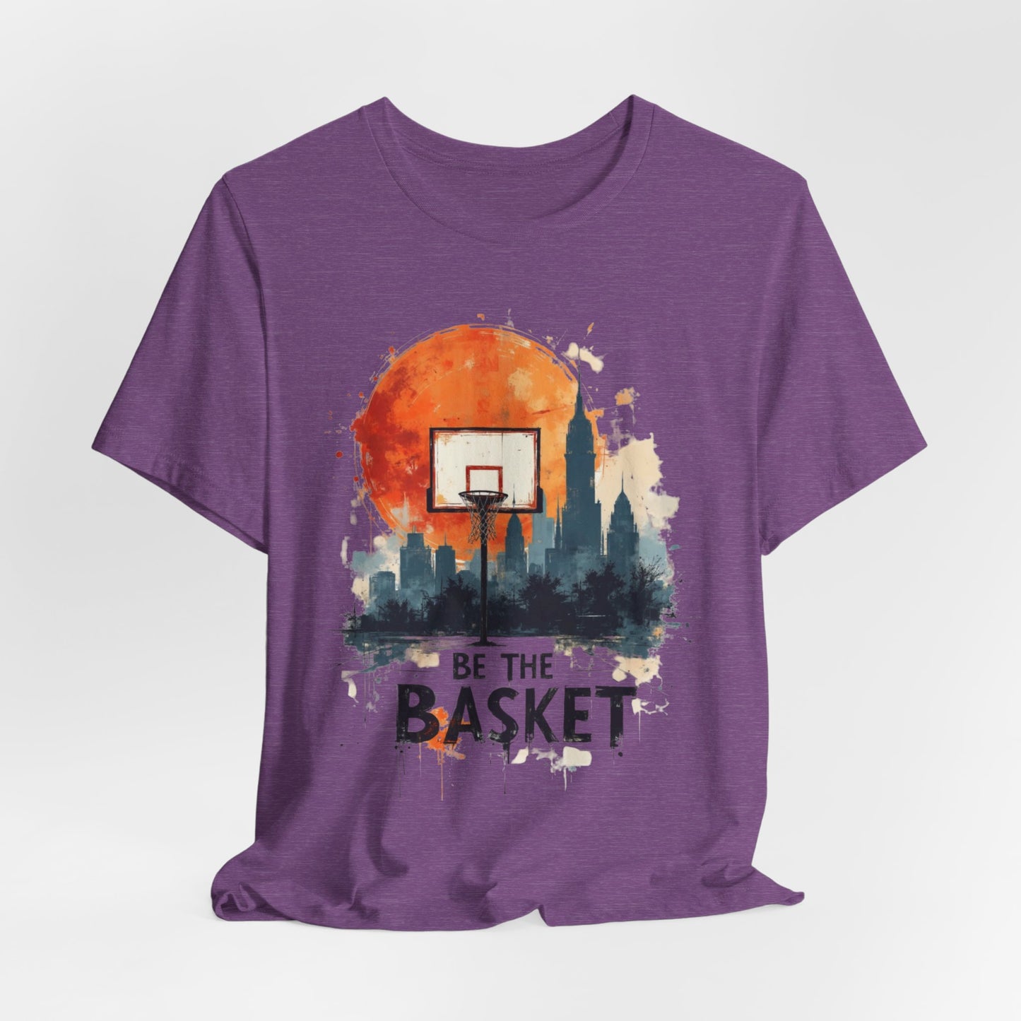 BE THE BASKET Basketball Goal Skyline 5, Basketball Unisex T-Shirt