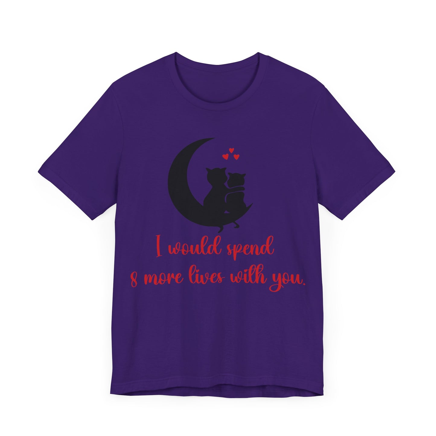 Cute Cat Love Unisex T-shirt, Perfect Anniversary or Valentine's gift.