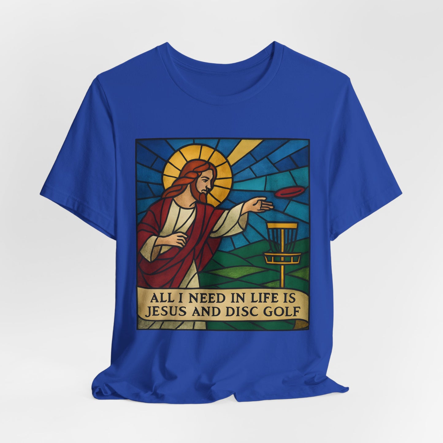 Disc Golf Jesus Design 2 , Unisex T-Shirt