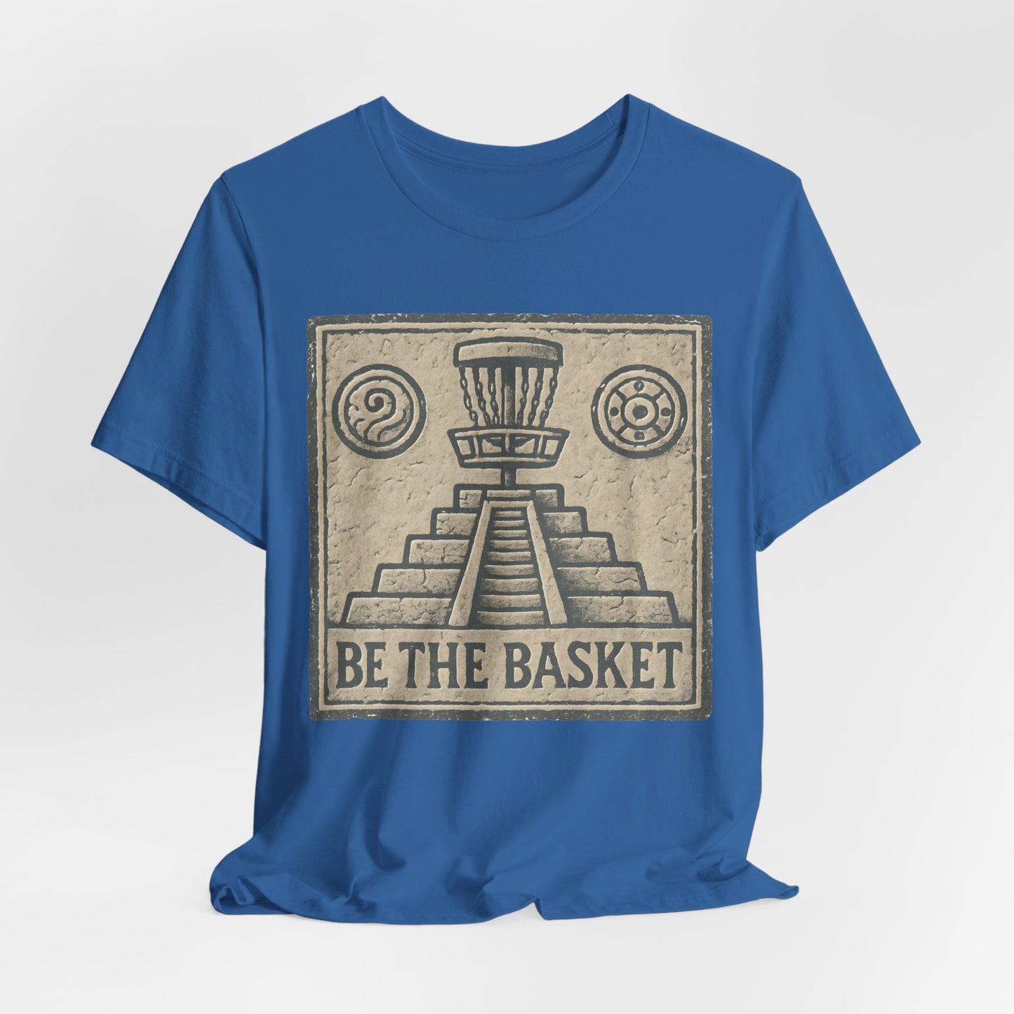 BE THE BASKET Disc Golf Basket Mayan 1, Disc Golf Unisex T-Shirt