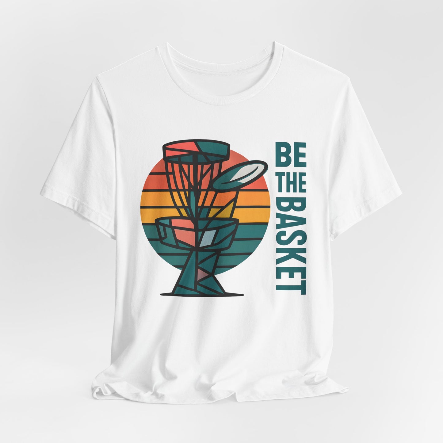 BE THE BASKET Disc Golf Basket Art 9, Disc Golf Unisex T-Shirt
