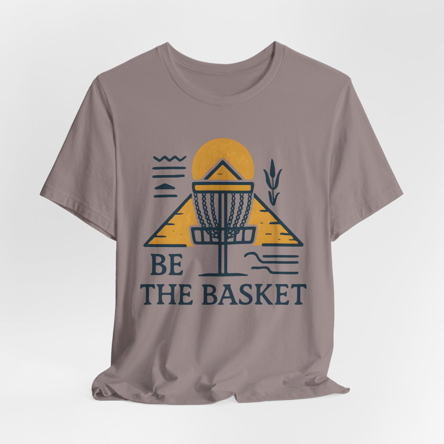 BE THE BASKET Disc Golf Basket Egyptian Design 2, Disc Golf Unisex T-Shirt
