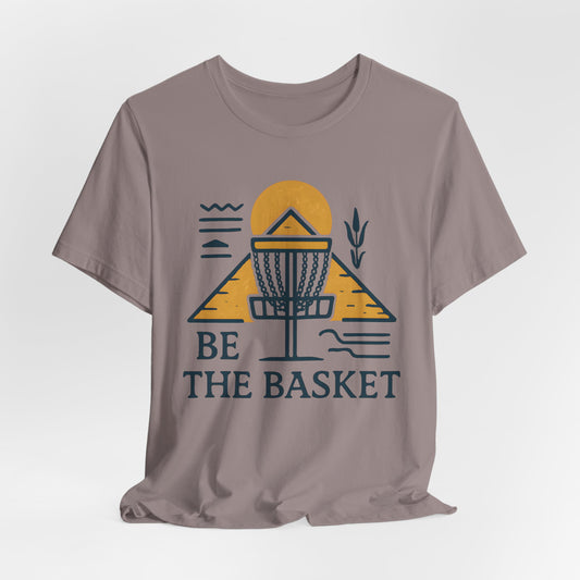 BE THE BASKET Disc Golf Basket Egyptian Design 2, Disc Golf Unisex T-Shirt
