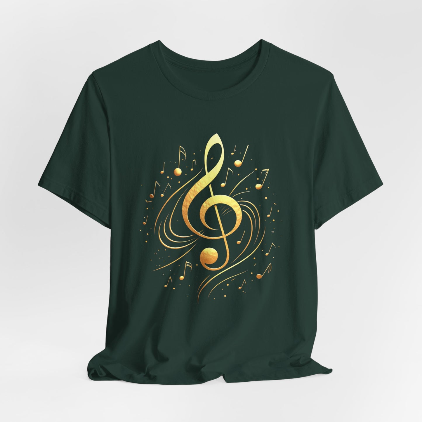 Musical Notes Design 1 Unisex T-Shirt, Happy Feel-Good Shirt