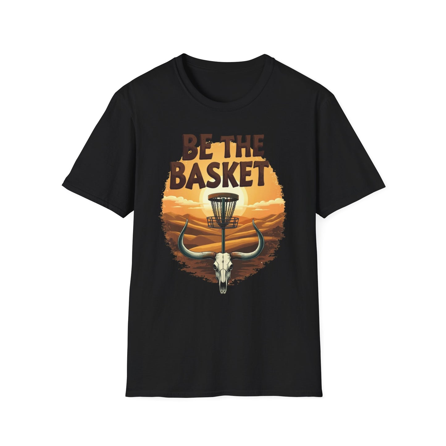 BE THE BASKET Desert Steer Disc Golf Unisex T-Shirt