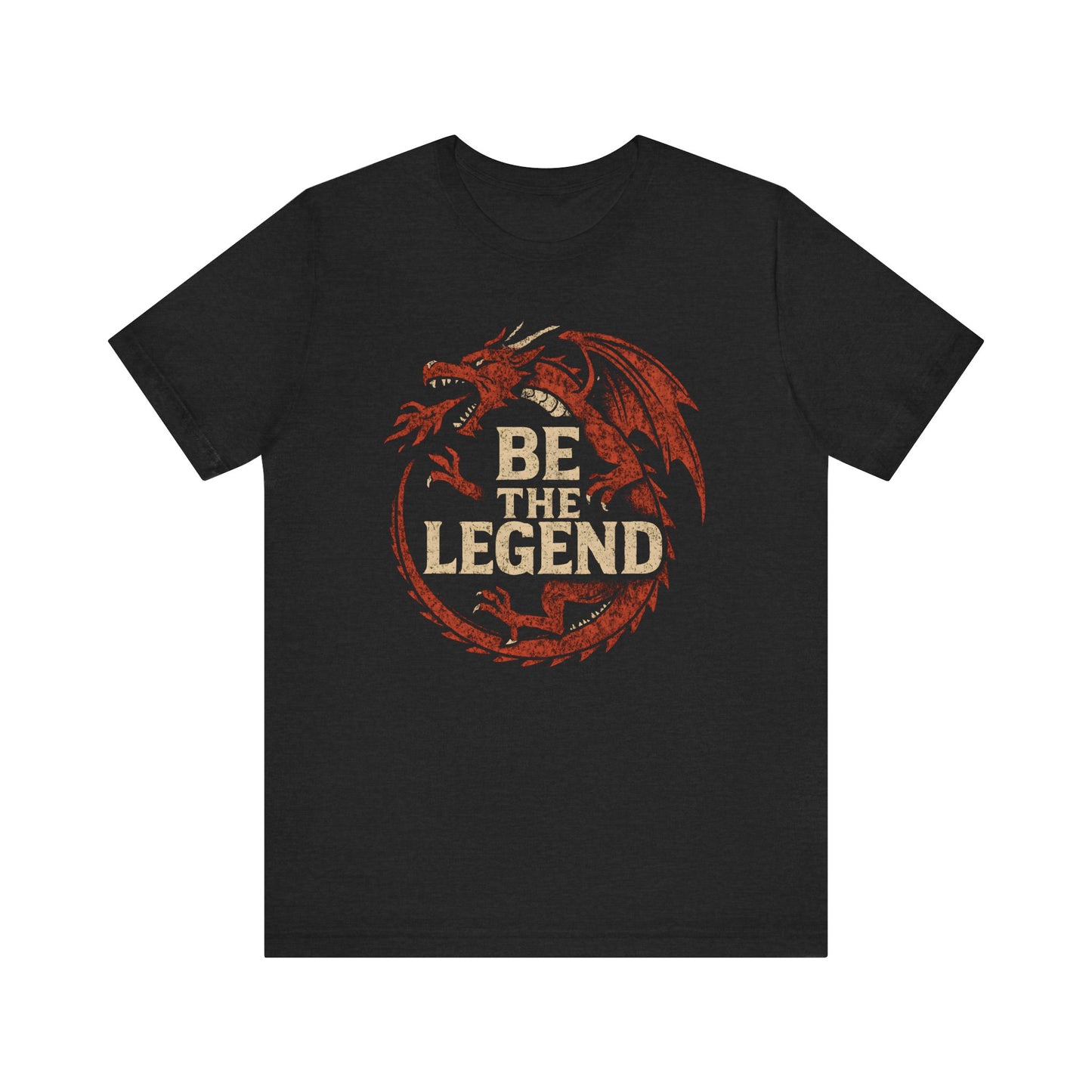 BE THE LEGEND Red Dragon Distressed, Unisex T-Shirt