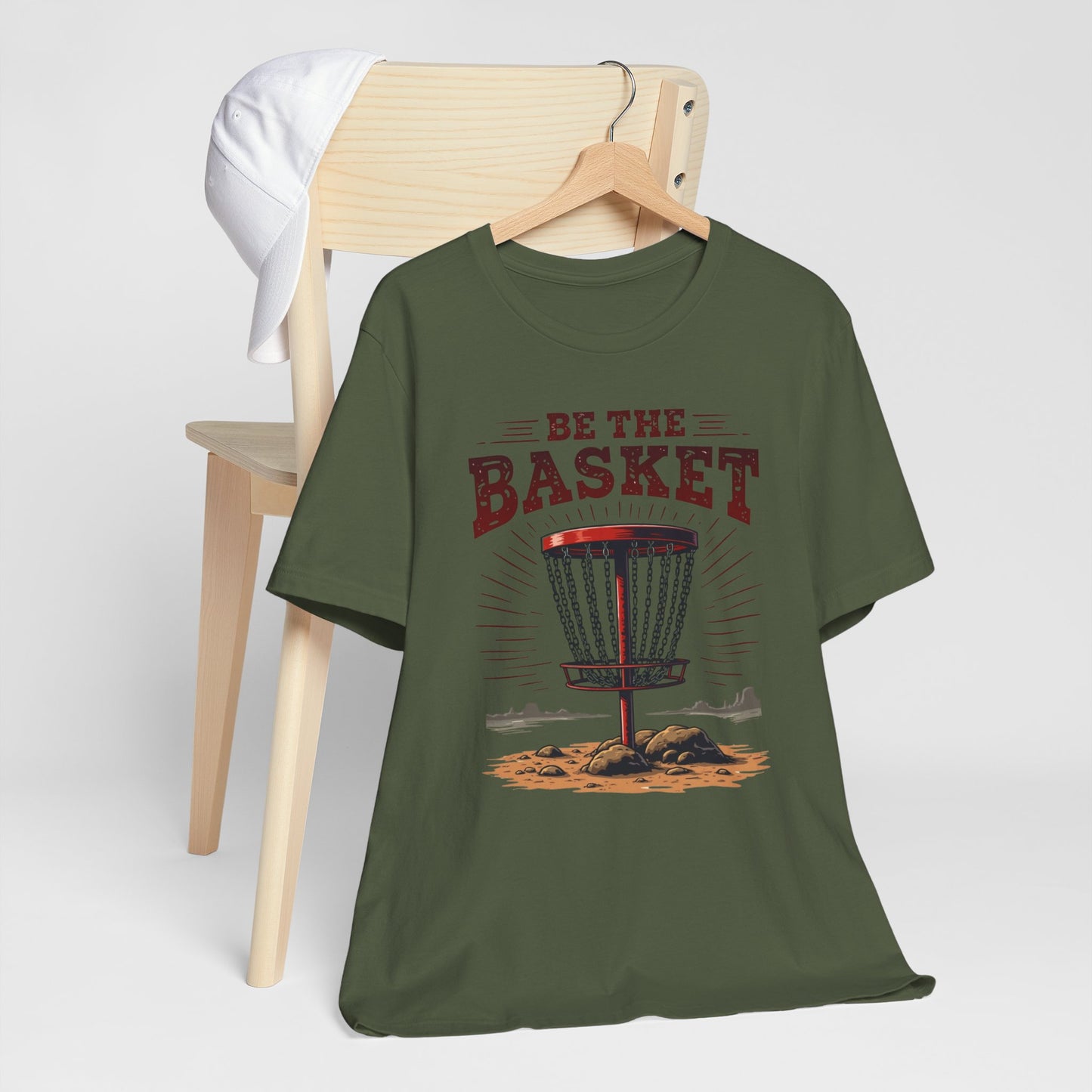 Be The Basket Brand Softstyle Unisex T-shirt, Disc Golf Shirt, Cool T-Shirt DISC GOLF SHIRT