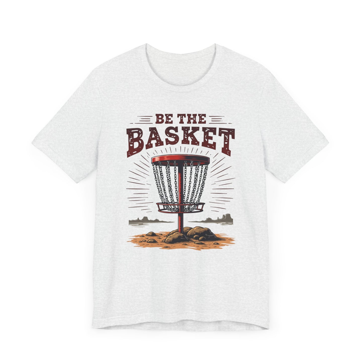 Be The Basket Brand Softstyle Unisex T-shirt, Disc Golf Shirt, Cool T-Shirt DISC GOLF SHIRT