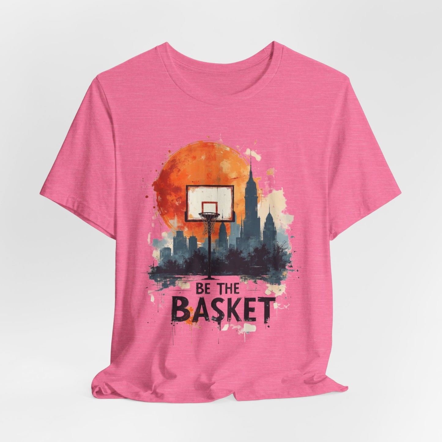 BE THE BASKET Basketball Goal Skyline 5, Basketball Unisex T-Shirt