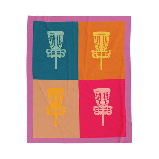 Disc Golf Blanket Pop Art Series 2 Pink